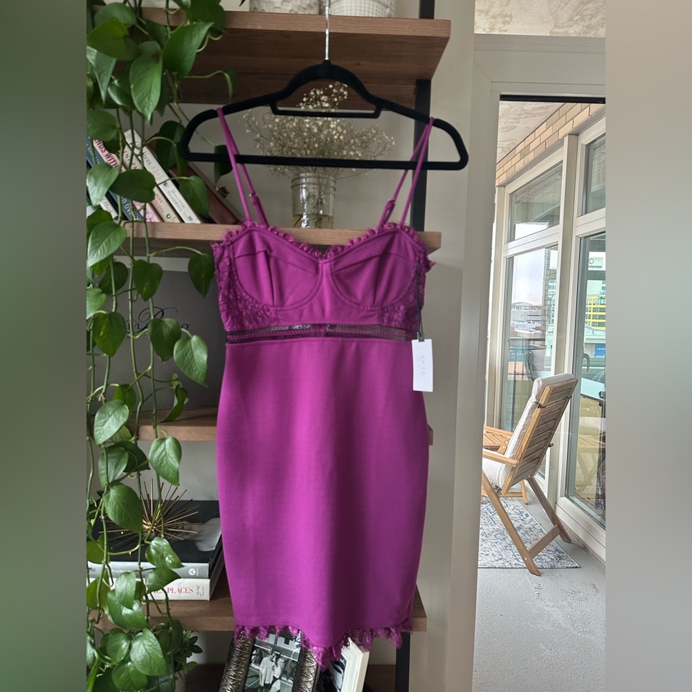 Brand New ASTR The Label - Magenta Dress